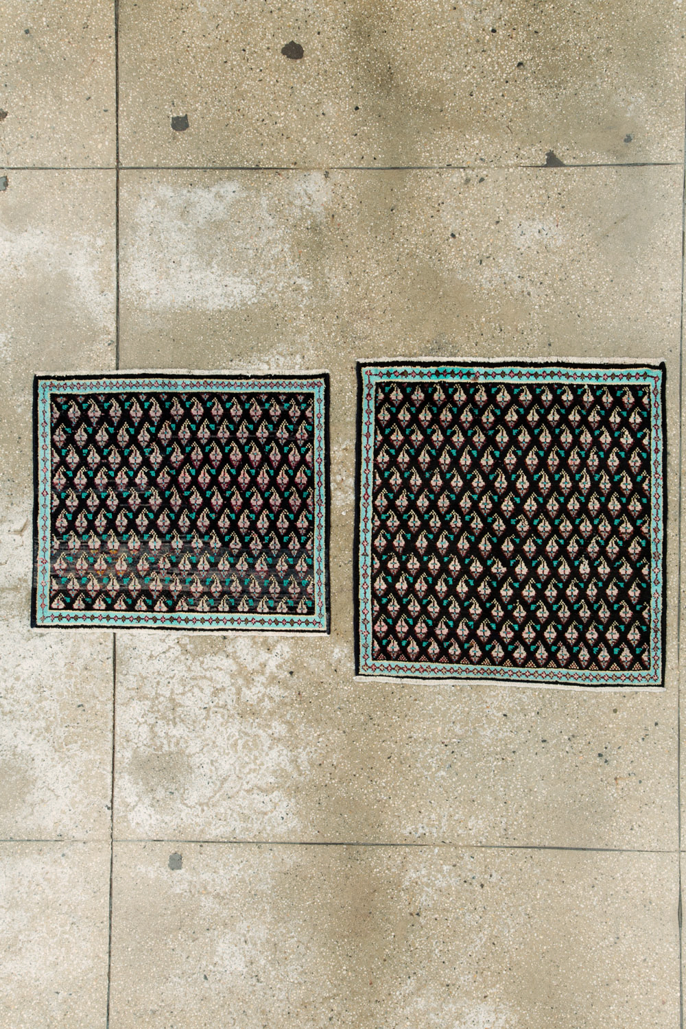 Vintage Persian Hamadan Rug (Pair: 2 of 2), No.26148 - Galerie Shabab