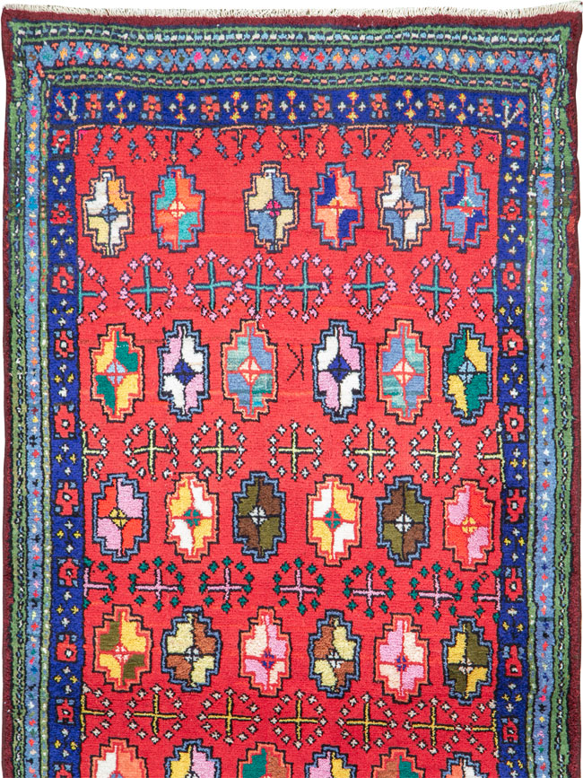 Vintage Persian Hamadan Rug, No.26162 - Galerie Shabab