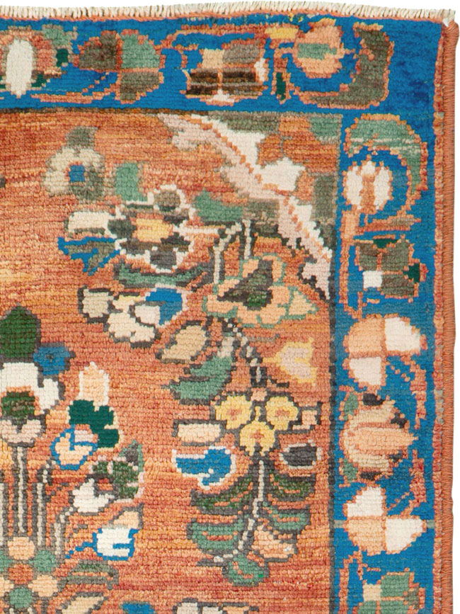 Vintage Persian Hamadan Rug (Pair: 2 of 2), No.26198 - Galerie Shabab