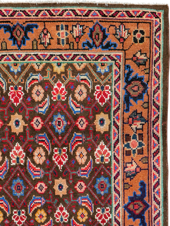 Vintage Persian Hamadan Rug, No.26223 - Galerie Shabab