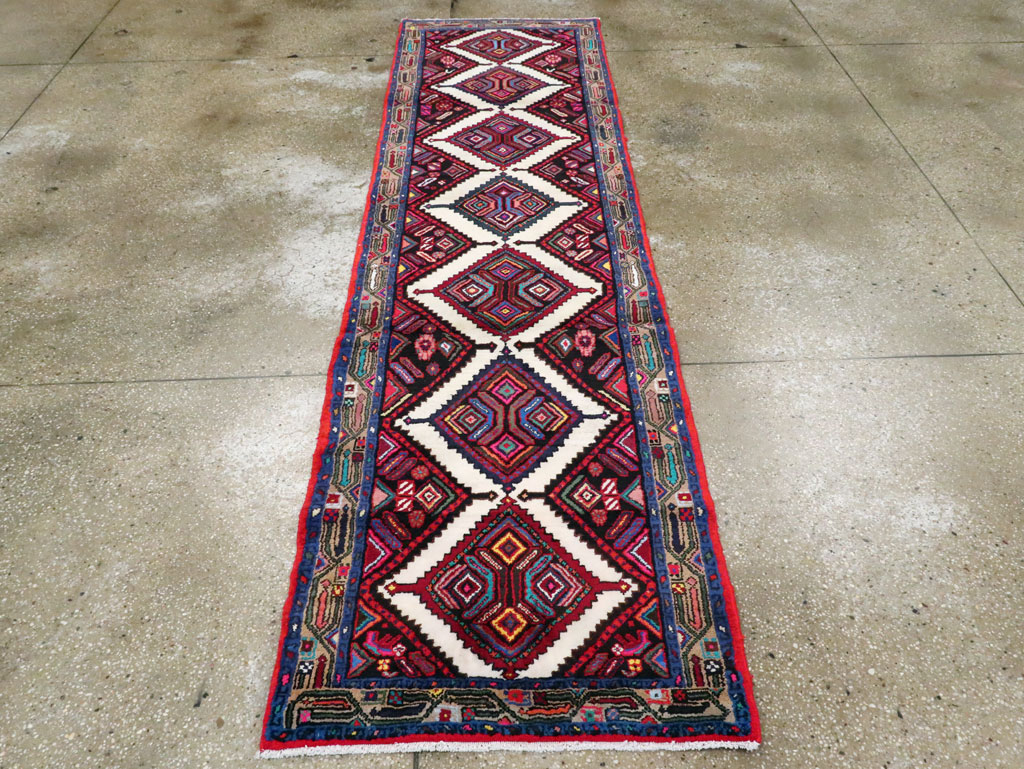 Vintage Persian Hamadan Rug, No.26309 - Galerie Shabab