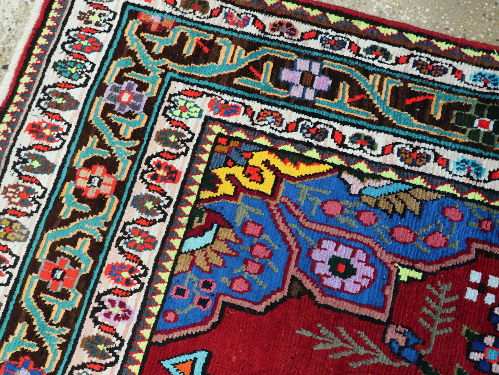 Vintage Persian Mahal Rug, No.26330 - Galerie Shabab