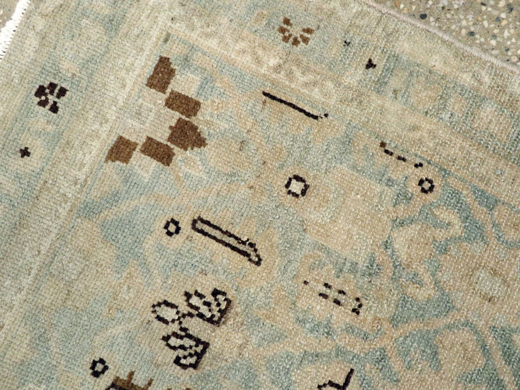 Vintage Persian Malayer Throw Rug, No.26408 - Galerie Shabab