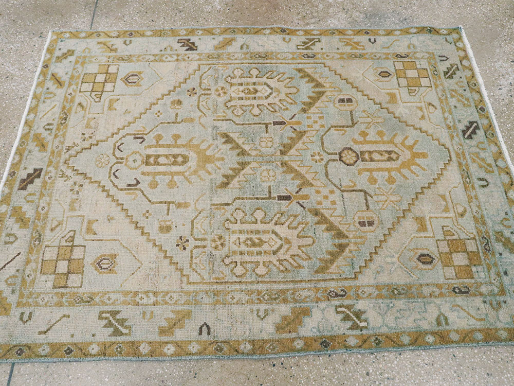 Vintage Persian Malayer Rug (Pair: 2 of 2), No.26419 - Galerie Shabab