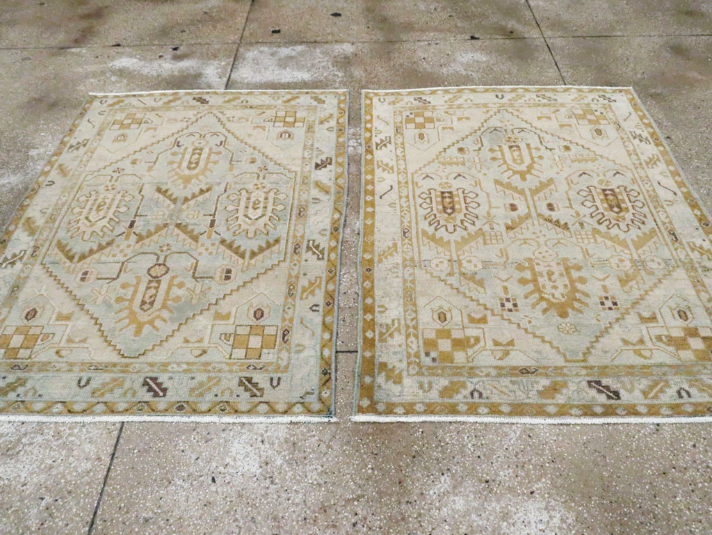 Vintage Persian Malayer Rug (Pair: 2 of 2), No.26419 - Galerie Shabab