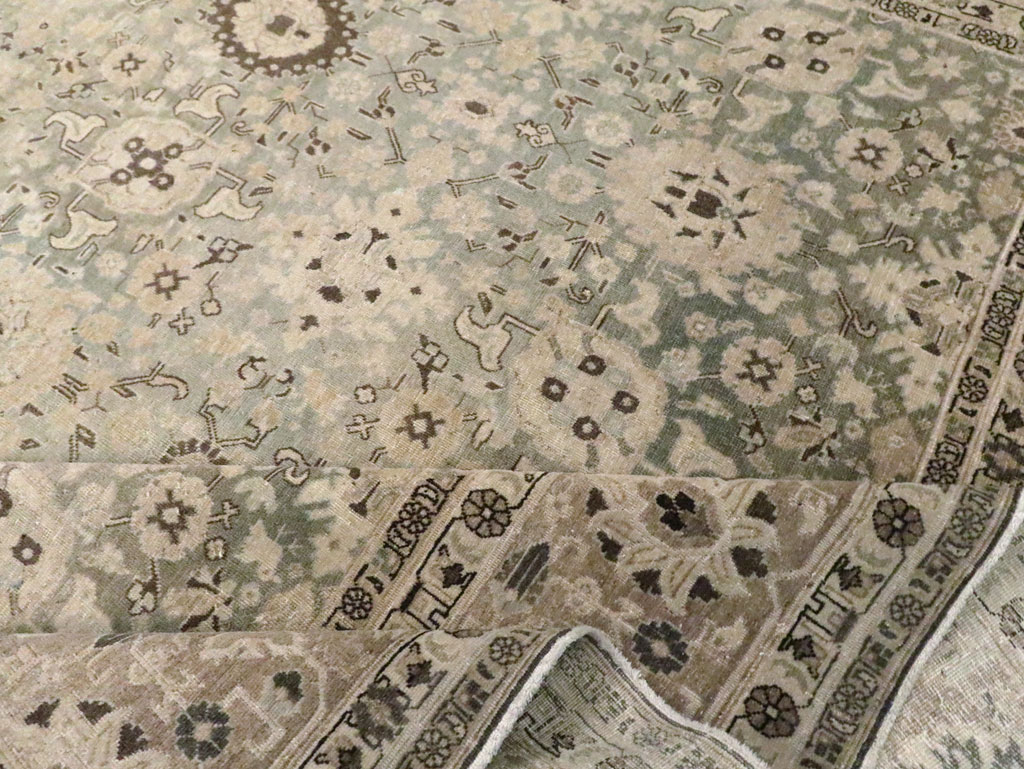 Antique Persian Tabriz Room Size Carpet, No.26421 - Galerie Shabab