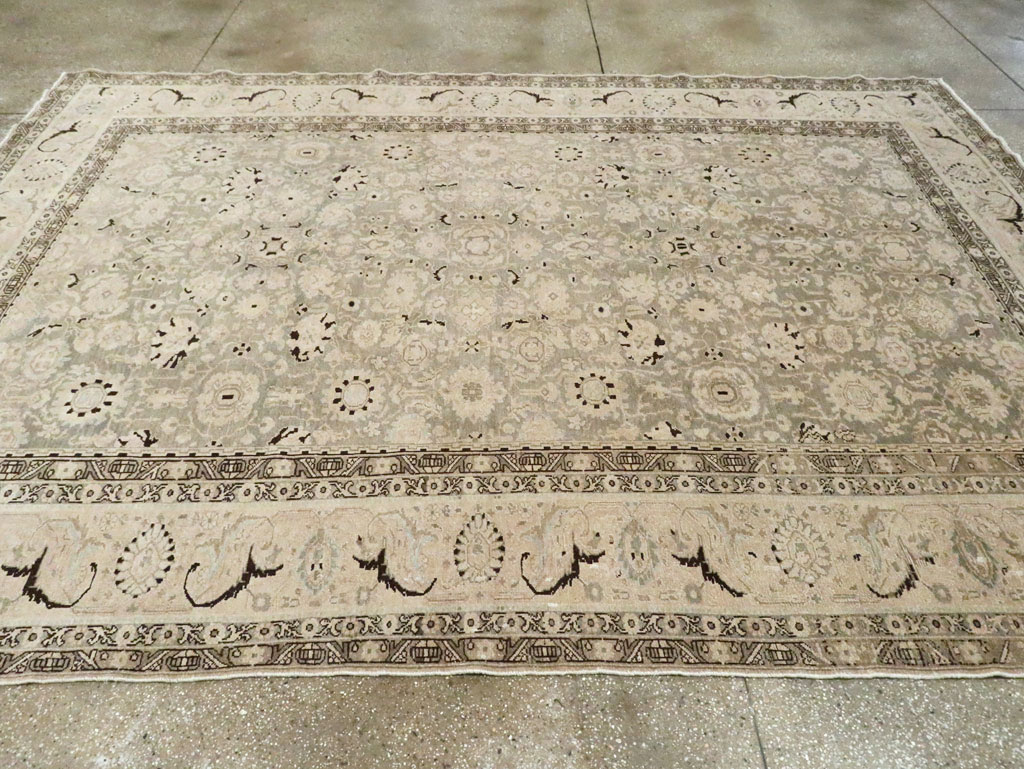 Vintage Persian Malayer Room Size Carpet, No.26424 - Galerie Shabab