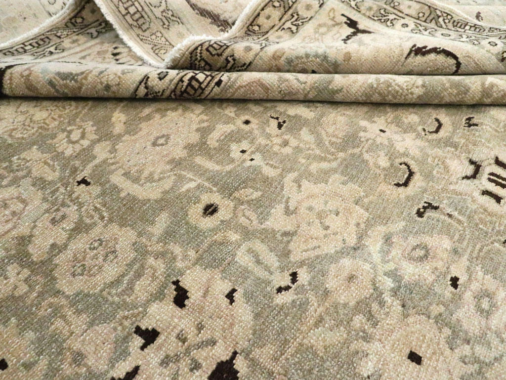 Vintage Persian Malayer Room Size Carpet, No.26424 - Galerie Shabab