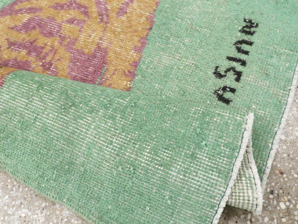 Vintage Turkish Anatolian Pictorial Throw Rug, No.26451 - Galerie Shabab