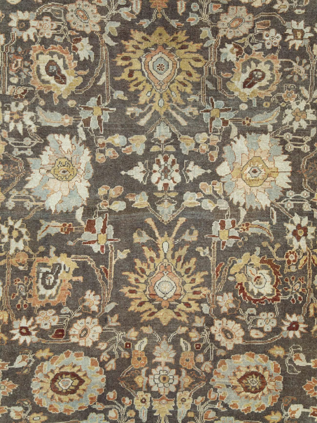 Antique Persian Mahal Large Oversize Carpet, No.26522 - Galerie Shabab