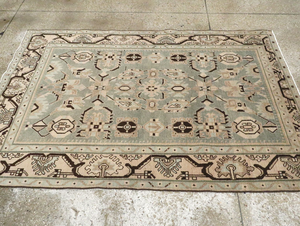 Vintage Persian Malayer Accent Rug (Pair: 1 of 2), No.26546 - Galerie Shabab