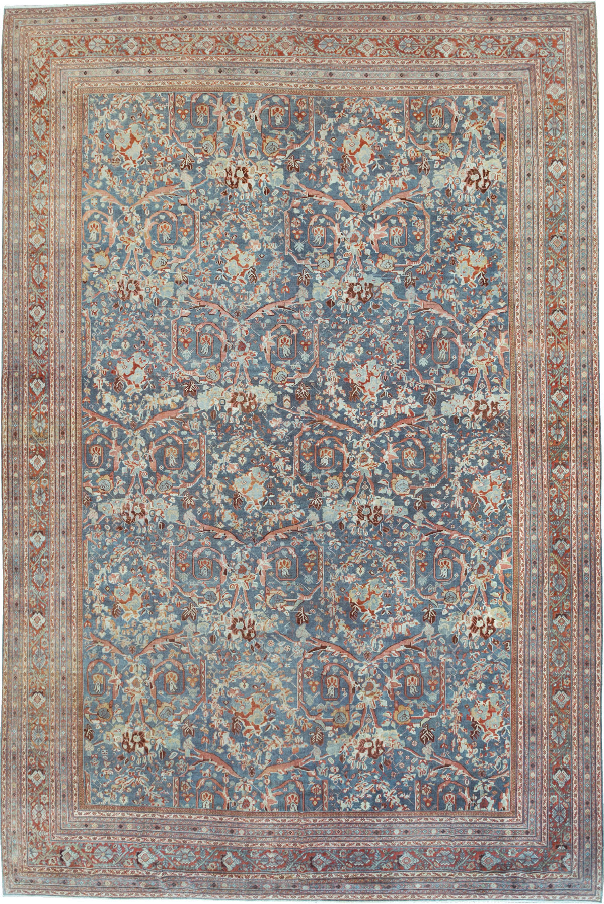 Vintage Persian Mahal Oversize Carpet, No.26673 - Galerie Shabab