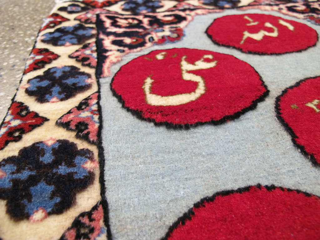 Vintage Persian Tabriz Pictorial Rug, No.26690 - Galerie Shabab