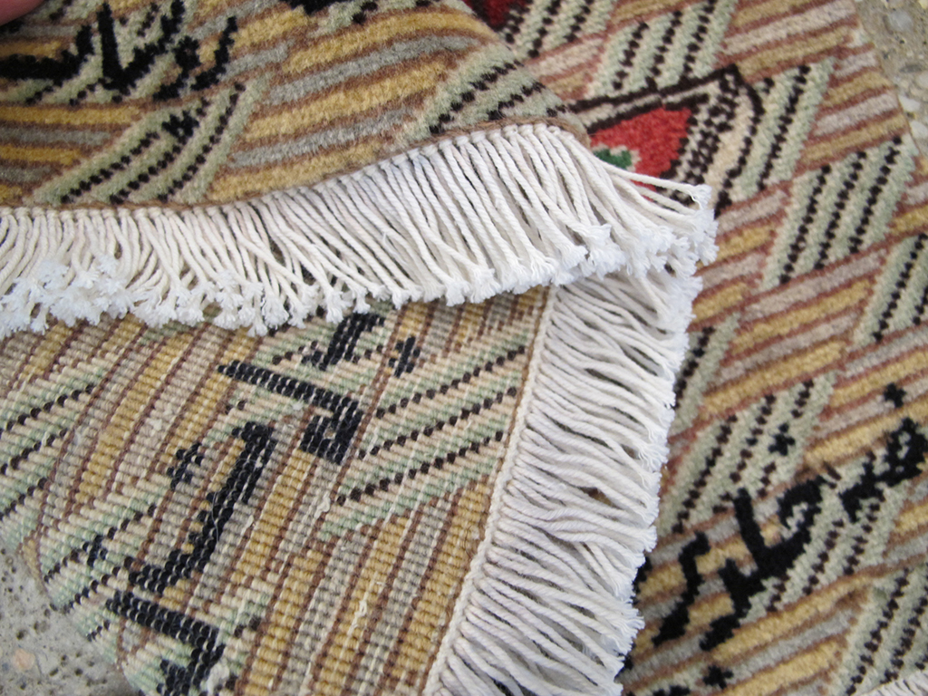 Vintage Persian Tabriz Pictorial Rug, No.26706 - Galerie Shabab