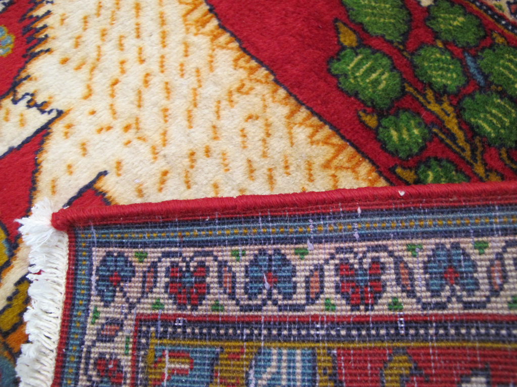 Vintage Persian Tabriz Pictorial Rug (Pair: 1 of 2), No.26788 - Galerie Shabab