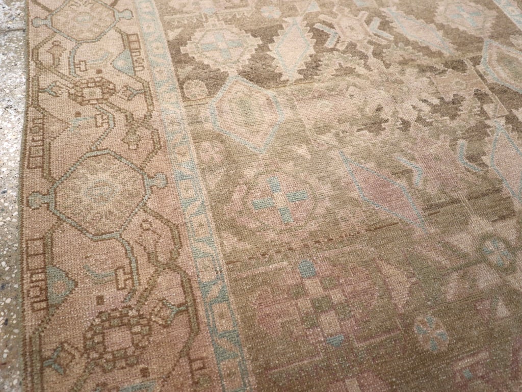 Vintage Persian Malayer Accent Rug, No.26905 - Galerie Shabab