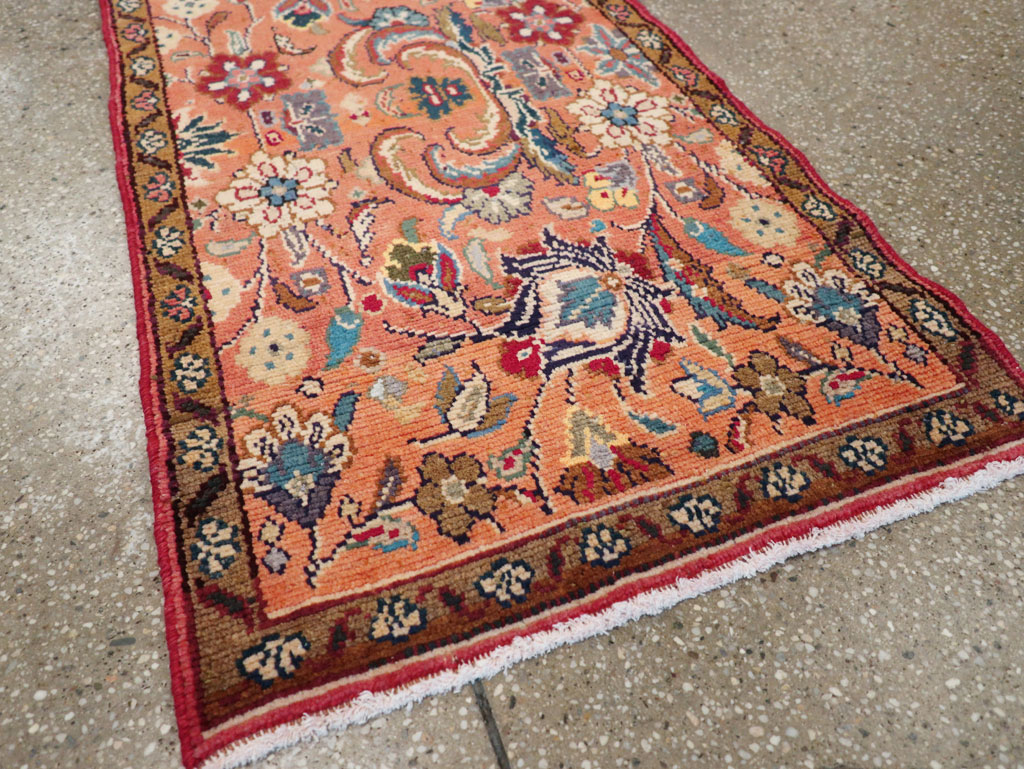 Vintage Persian Hamadan Throw Rug, No.26931 - Galerie Shabab