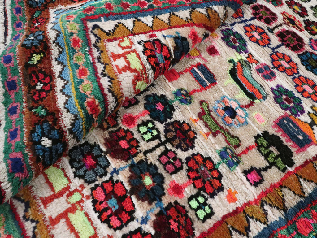 Vintage Persian Hamadan Rug, No.26935 - Galerie Shabab