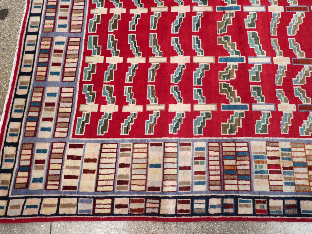 Vintage Persian Kashan Carpet, No.26942 - Galerie Shabab