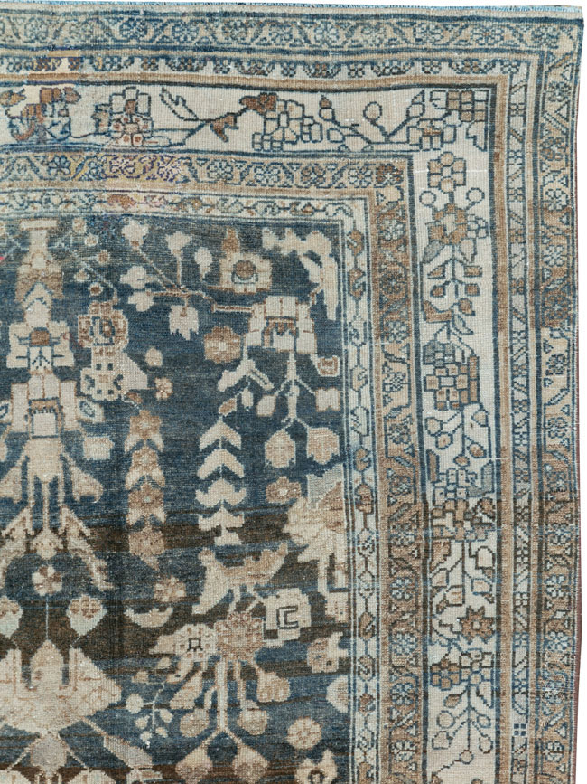 Antique Persian Malayer Wide Gallery Runner, No.26977 - Galerie Shabab