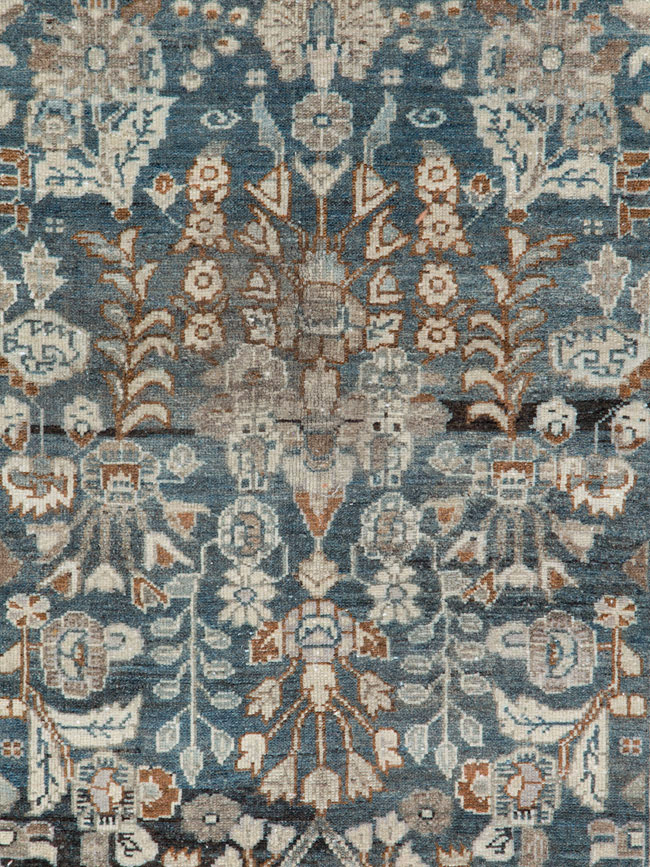 Antique Persian Malayer Wide Gallery Runner, No.26978 - Galerie Shabab