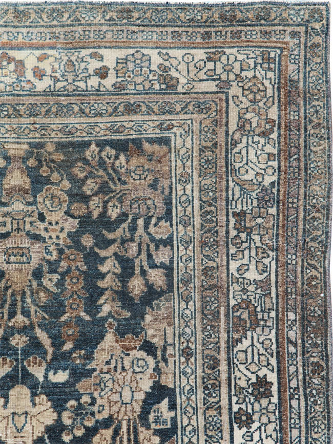 Antique Persian Malayer Wide Gallery Runner, No.26978 - Galerie Shabab
