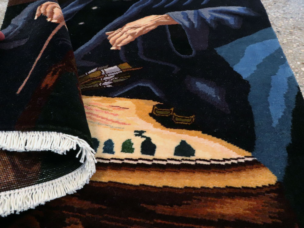 Persian Tabriz Pictorial Rug, No.27064 - Galerie Shabab