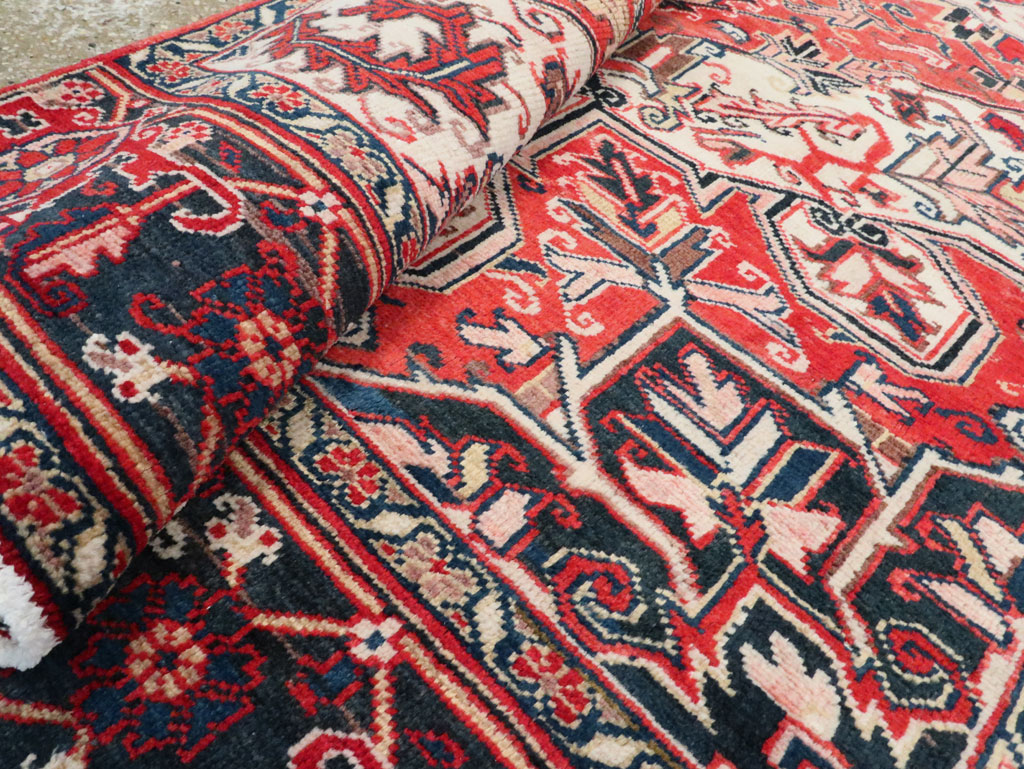 Vintage Persian Heriz Sampler Rug, No.27078 - Galerie Shabab