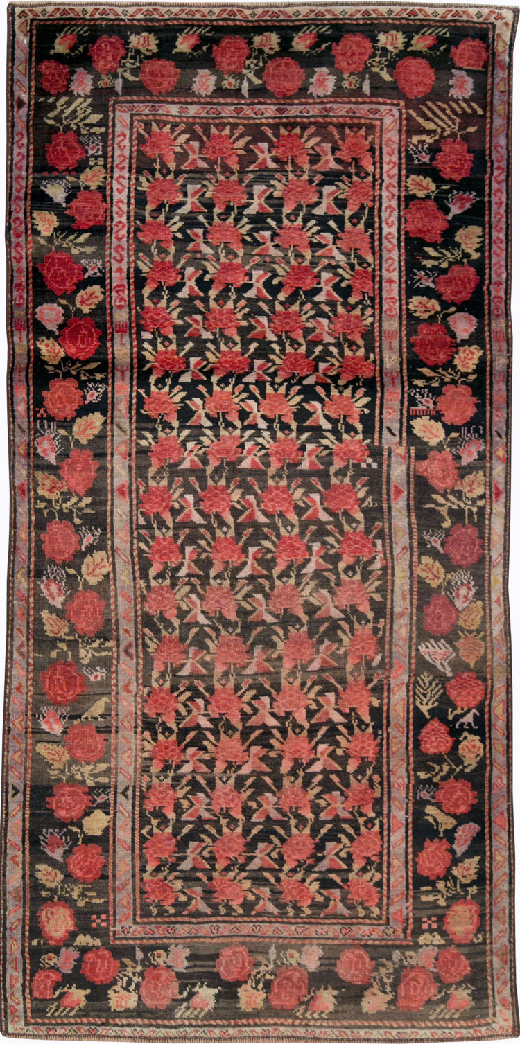 Vintage Caucasian Karabagh Accent Rug, No.27084 - Galerie Shabab