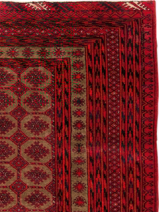 Vintage Turkoman Rug, No.27097 - Galerie Shabab