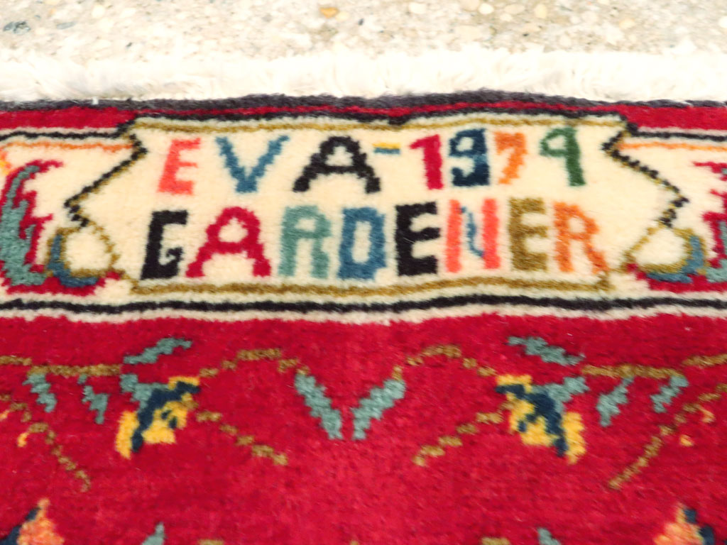 Vintage Persian Tabriz Pictorial Rug, No.27098 - Galerie Shabab