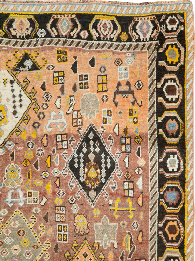 Vintage Persian Gabbeh Rug, No.27142 - Galerie Shabab