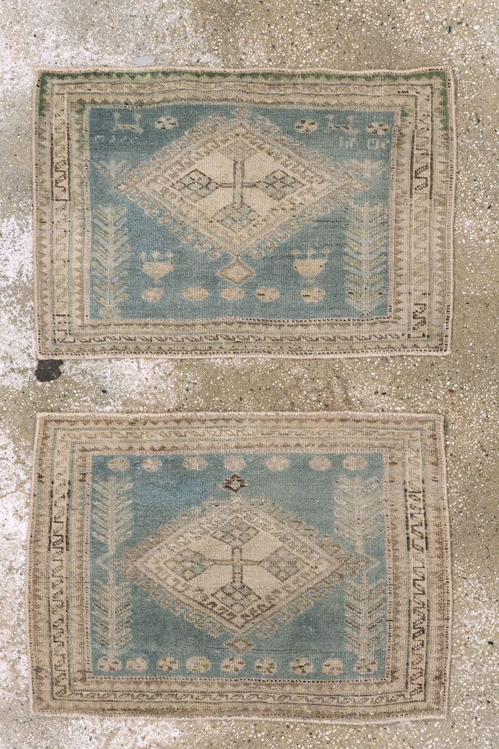 Antique Persian Tabriz Rug (Pair: 2 of 2), No.27216 - Galerie Shabab