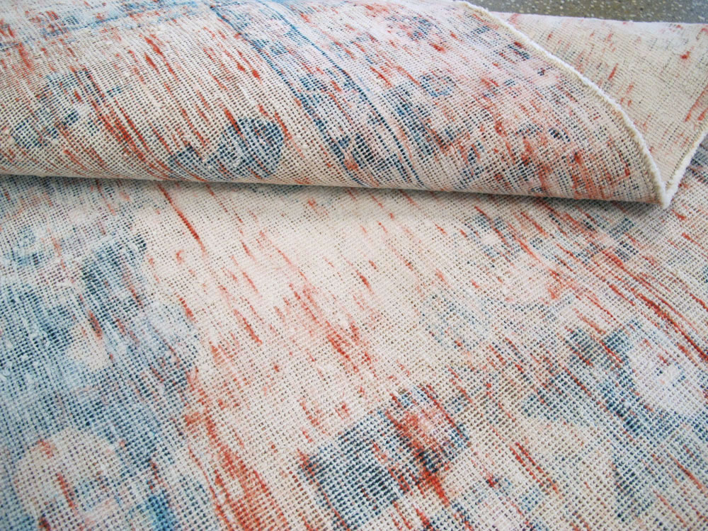 Vintage Persian Afshar Distressed Rug, No.27243 - Galerie Shabab