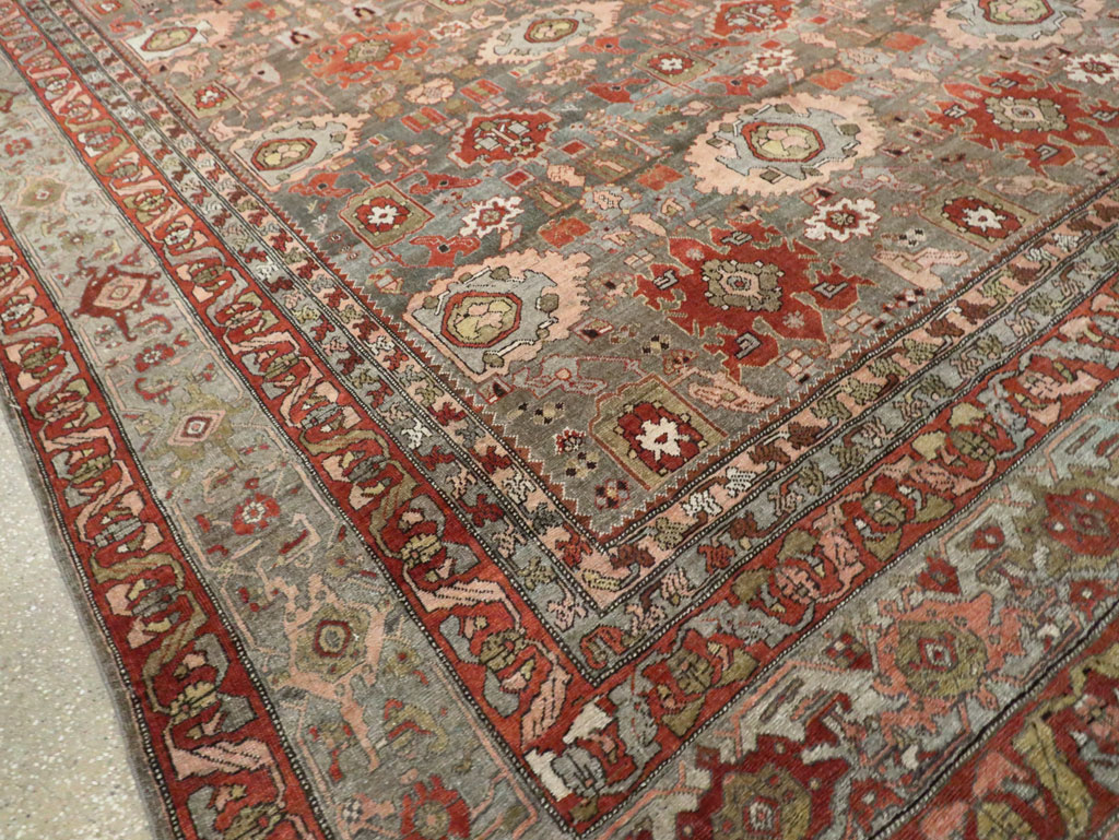 Antique Persian Bidjar Oversize Carpet, No.27310 - Galerie Shabab