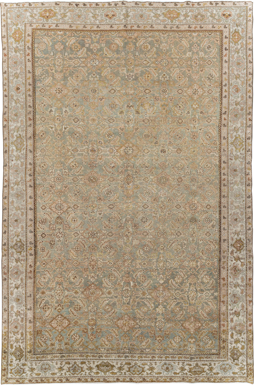 Antique Persian Malayer Accent Carpet, No.27355 - Galerie Shabab