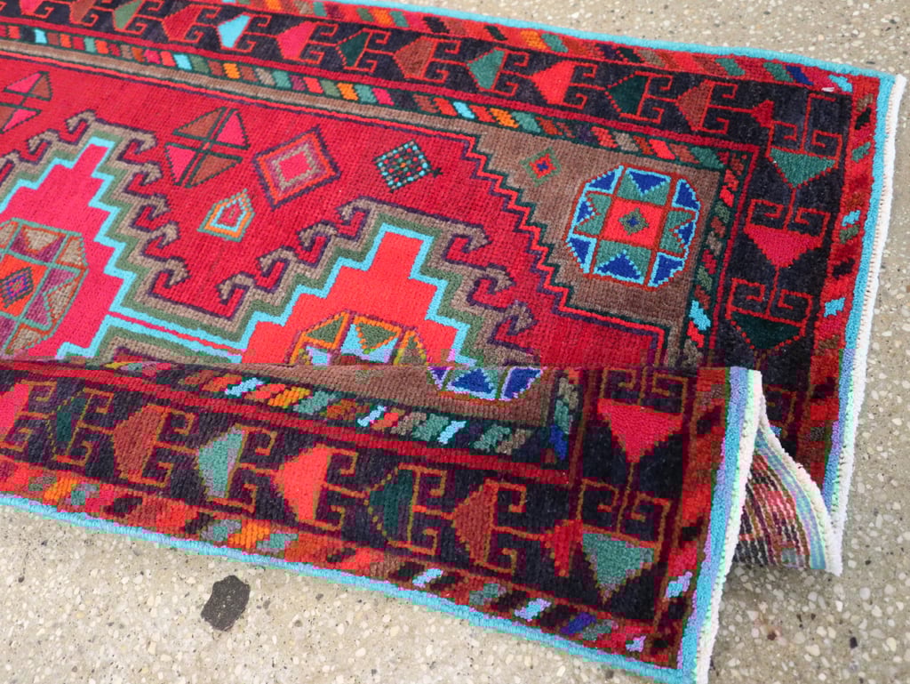 Vintage Persian Hamadan Rug, No.27370 - Galerie Shabab