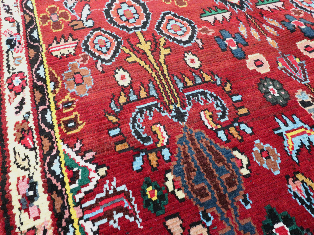 Vintage Persian Hamadan Rug, No.27458 - Galerie Shabab