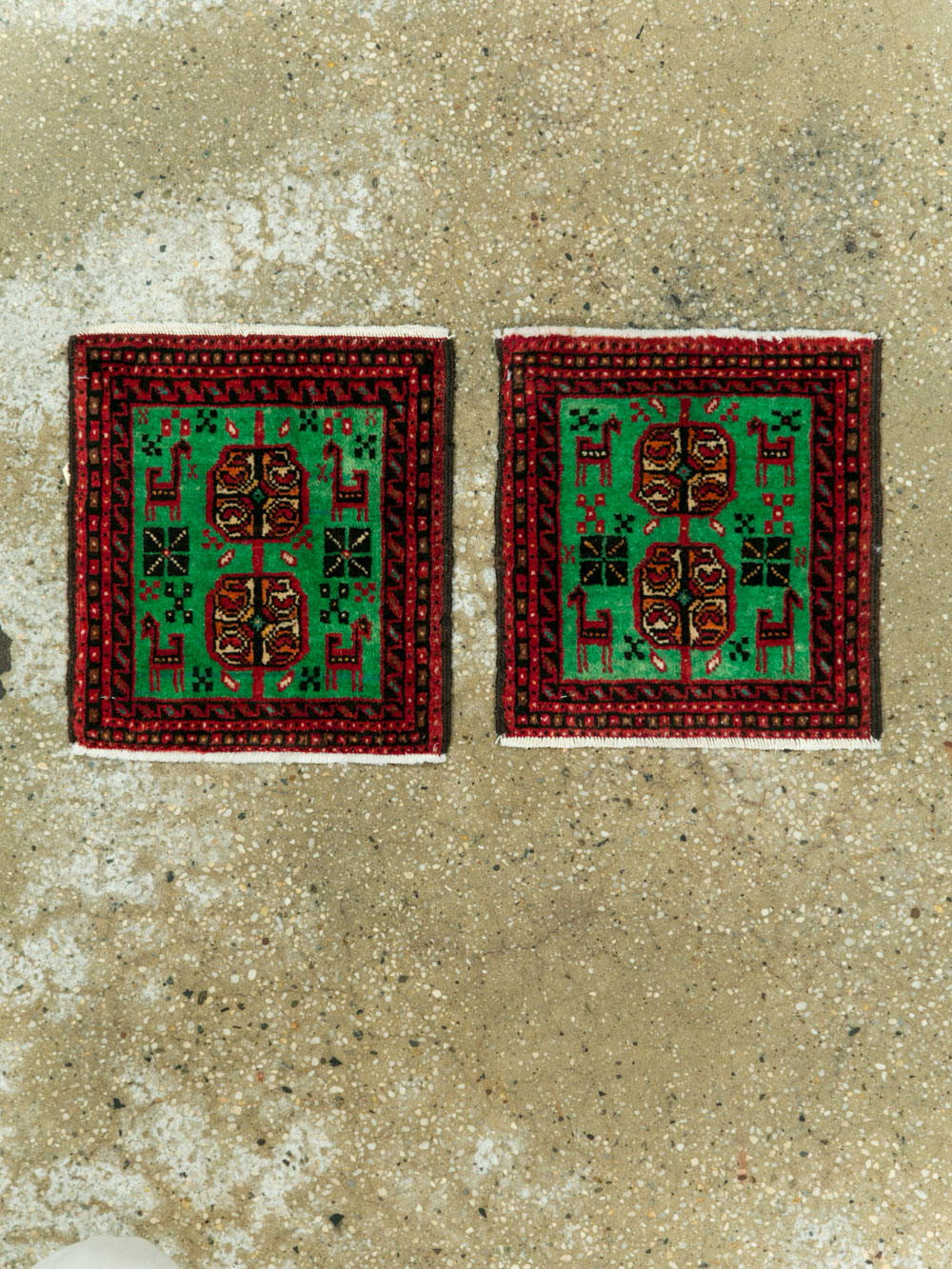 Vintage Persian Baluch Tribal Throw Rug (Pair: 3 of 4), No.27494 - Galerie Shabab