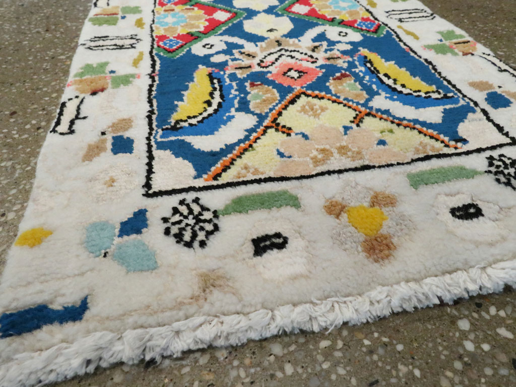 Vintage Persian Mahal Rug (Pair: 2 of 2), No.27513 - Galerie Shabab