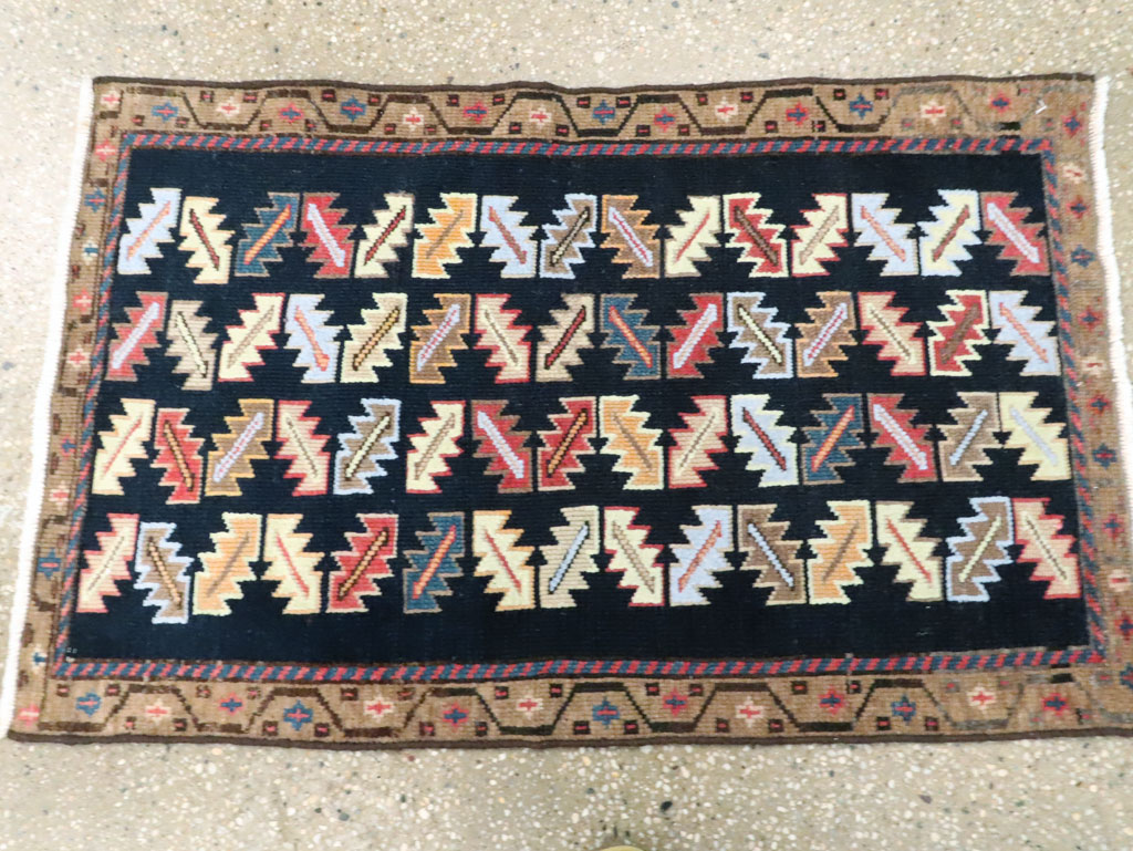 Vintage Persian Hamadan Rug, No.27515 - Galerie Shabab