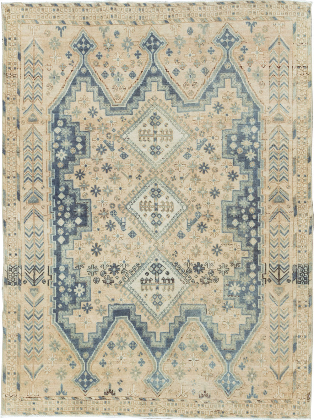 Vintage Persian Afshar Rug, No.27592 - Galerie Shabab