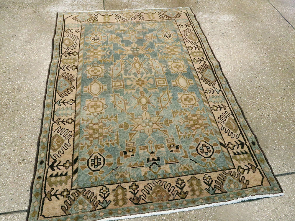 Vintage Persian Malayer Rug, No.27597 - Galerie Shabab