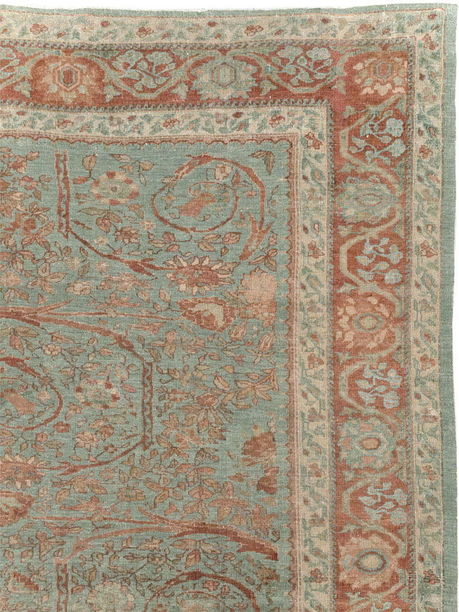 Antique Persian Mahal Long and Narrow Oversize Carpet, No.27623 - Galerie Shabab