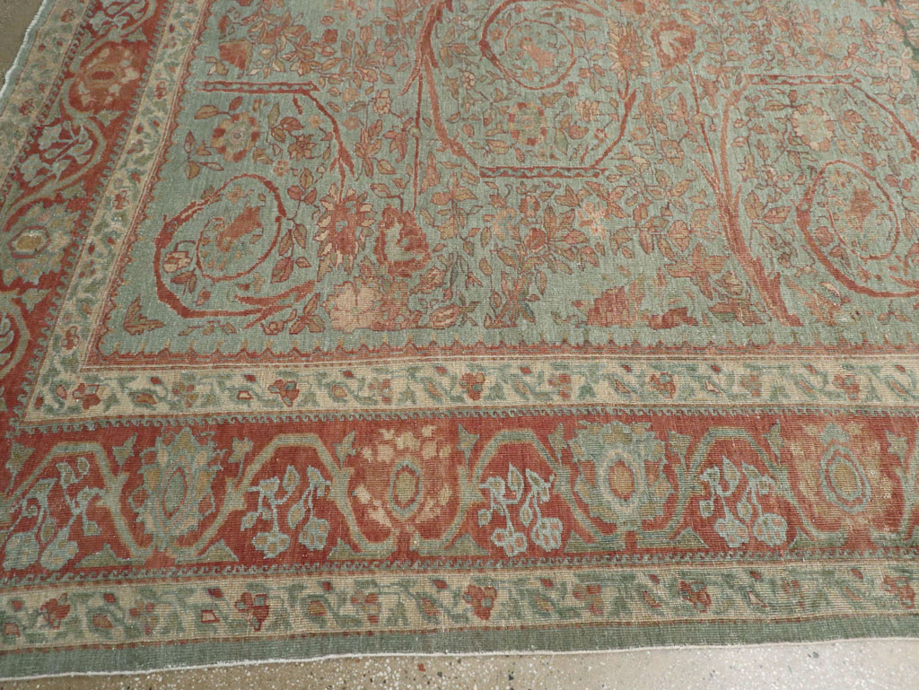 Antique Persian Mahal Long and Narrow Oversize Carpet, No.27623 - Galerie Shabab