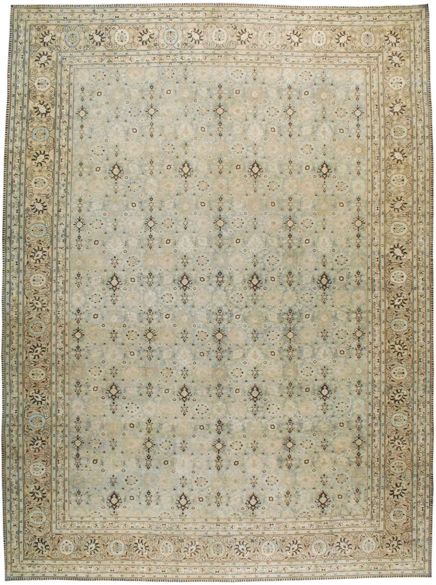 Antique Persian Tabriz Carpet, No.27659 - Galerie Shabab