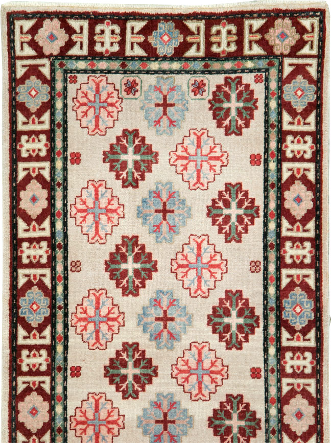 Vintage East Turkestan Khotan Runner (Pair: 1 of 2), No.27663 - Galerie Shabab