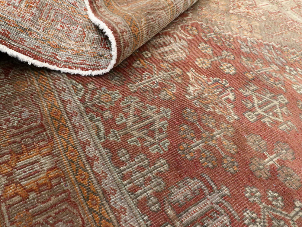 Vintage Persian Joshegan Square Accent Carpet, No.27724 - Galerie Shabab