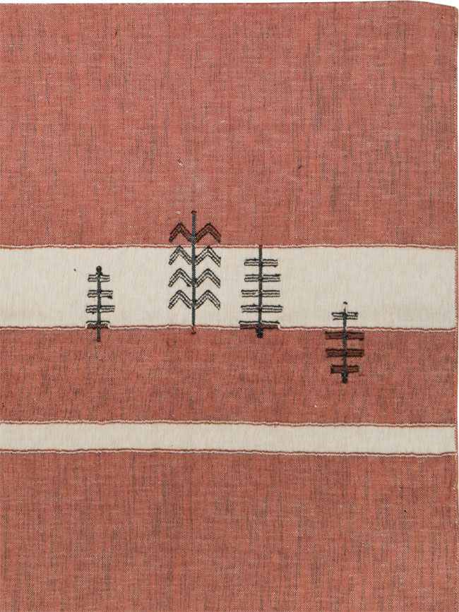 Vintage Ecuadorian Textile Flatweave, No.27742 - Galerie Shabab