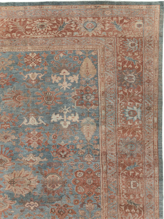 Antique Persian Mahal Oversize Carpet, No.27838 - Galerie Shabab